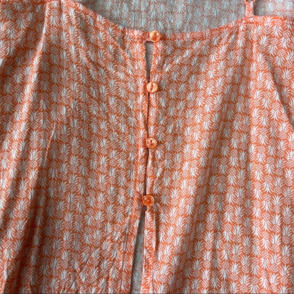 NWOT Women's Old Navy Pineapple Print Tank Top size Small Petite - Picture 3 of 5